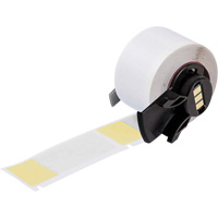 Self-Laminating Wrap-Around Wire & Cable Labels, Vinyl, 1" L x 2.5" H, White FMT Sales Ltd
