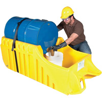 Drum Dolly, 26.5" L x 26.5" W x 5" H, 800 US gal. Spill Cap. FMT Sales Ltd