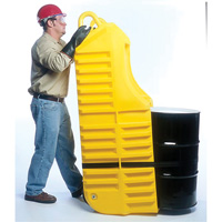 Drum Dolly, 26.5" L x 26.5" W x 5" H, 800 US gal. Spill Cap. FMT Sales Ltd