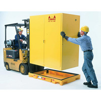 Double Drum Ultra-Safety Cabinet Bladder System&reg;, 63" L x 38.5" W x 6.3" H, 3000 lbs. Load Capacity FMT Sales Ltd