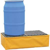 Ultra-Spill Pallet flexible, 2 barils, Capacit&eacute; de d&eacute;versement 66 gal. US, 48" x 24" x 14" FMT Sales Ltd