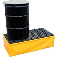 Ultra-Spill Pallet flexible, 2 barils, Capacit&eacute; de d&eacute;versement 66 gal. US, 48" x 24" x 14" FMT Sales Ltd