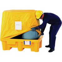 2-Drum Spill Pallet Pullover Cover FMT Sales Ltd