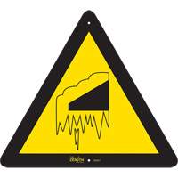 Falling Snow/Ice CSA Standard Safety Sign, 12" x 12", Aluminum, Pictogram FMT Sales Ltd