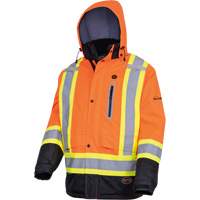5407 Manteau de s&eacute;curit&eacute; imperm&eacute;able, isol&eacute;e et chauff&eacute;e, Hommes, Petit, Orange haute visibilit&eacute; FMT Sales Ltd