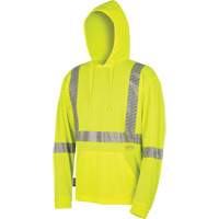 6965 Chandail &agrave; capuchon de s&eacute;curit&eacute; en il-de-perdrix, Petit, Jaune lime haute visibilit&eacute; FMT Sales Ltd