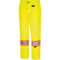 5999PW Pantalon de s&eacute;curit&eacute; routi&egrave;re pour femmes, Polyester, T-petit, Jaune lime haute visibilit&eacute; FMT Sales Ltd
