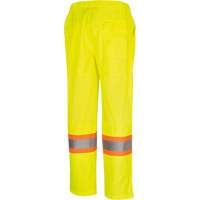 5999PW Pantalon de s&eacute;curit&eacute; routi&egrave;re pour femmes, Polyester, T-petit, Jaune lime haute visibilit&eacute; FMT Sales Ltd