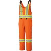 6617ZT High-Visibility Safety Overalls with Leg Zippers, Poly-Cotton, 40 (Tall), High Visibility Orange FMT Sales Ltd