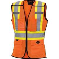 486 Veste de s&eacute;curit&eacute; d&eacute;tachable haute visibilit&eacute;, Orange haute visibilit&eacute;, T-petit, Polyester FMT Sales Ltd