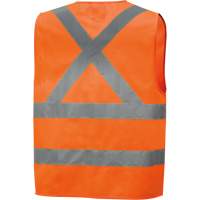 6885 Veste de s&eacute;curit&eacute; haute visibilit&eacute; en tricot chaîne, Orange haute visibilit&eacute;, Petit, Polyester FMT Sales Ltd
