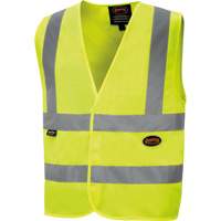 6886 Veste de s&eacute;curit&eacute; haute visibilit&eacute; en tricot chaîne, Jaune lime haute visibilit&eacute;, Petit, Polyester FMT Sales Ltd