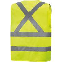 6886 Veste de s&eacute;curit&eacute; haute visibilit&eacute; en tricot chaîne, Jaune lime haute visibilit&eacute;, Petit, Polyester FMT Sales Ltd