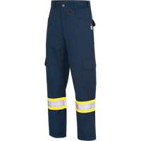 7764 Pantalons de s&eacute;curit&eacute; ignifuges et r&eacute;sistants aux arcs &eacute;lectriques &agrave; haute visibilit&eacute; 88/12 FR-Tech, 30, x 32, Bleu marin FMT Sales Ltd