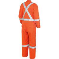7708A "The Rock" FR-Tech&reg; High Visibility FR/Arc Rated Coveralls, Size 36, High Visibility Orange, 10 cal/cm² FMT Sales Ltd
