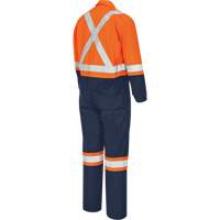 7702BBT FR-Tech&reg; 2-Tone Safety Coverall, Size 40 (Tall), Navy Blue/Orange, 10 cal/cm² FMT Sales Ltd