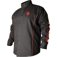 Veste de soudage BSX ignifuge profil&eacute;, Coton, 2T-Grand, Noir FMT Sales Ltd