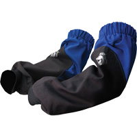 Manchettes en coton ignifuge BSX, 19" lo, Noir/Bleu FMT Sales Ltd