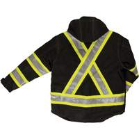 Ripstop 4-in-1 Safety Jacket, Polyester, Black, X-Small FMT Sales Ltd