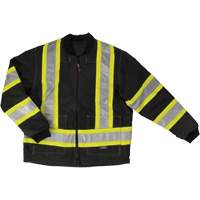 Ripstop 4-in-1 Safety Jacket, Polyester, Black, X-Small FMT Sales Ltd