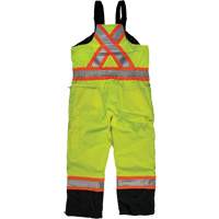 Ripstop Insulated Safety Bib Overall, Polyester, X-Small, High Visibility Lime-Yellow FMT Sales Ltd