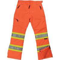 Pantalon de s&eacute;curit&eacute; isolant et extensible pour femmes, Polyester, Petit, Orange haute visibilit&eacute; FMT Sales Ltd