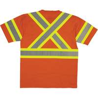 Short Sleeve Safety T-Shirt, Cotton, X-Small, High Visibility Orange FMT Sales Ltd