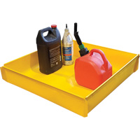 Flexible Utility Tray, 24" L x 24" W x 8 US gal. Spill Capacity FMT Sales Ltd