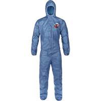 Hooded Coveralls, Large, Blue, MicroMax&reg; VP FMT Sales Ltd