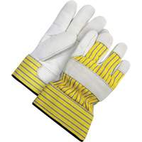 Gants d'ajusteur doubl&eacute;s avec poignet de s&eacute;curit&eacute;, 2T-Grand, Paume en Cuir fleur de vache, Doublure en Peluche d'acrylique FMT Sales Ltd