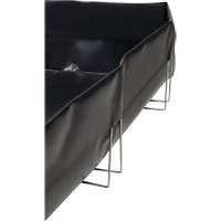 Wire Bracket Berm, 479 US gal. Capacity, 8' W x 10' L x 12" H, L-Bracket FMT Sales Ltd