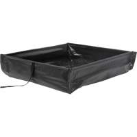 Berme de confinement des d&eacute;versements repliable &agrave; rouler, Capacit&eacute; 15 gal. US, 2' la x 2' lo x 6" h FMT Sales Ltd