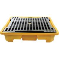 4-Drum Spill Pallet, 66 US gal. Spill Capacity, 57.5" x 57.5" x 12" FMT Sales Ltd