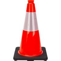 Premium Traffic Cone, 18", Orange, 6" Reflective Collar(s) FMT Sales Ltd