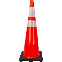 Premium Traffic Cone, 36", Orange, 4" & 6" Reflective Collar(s) FMT Sales Ltd