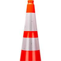 Premium Traffic Cone, 36", Orange, 4" & 6" Reflective Collar(s) FMT Sales Ltd