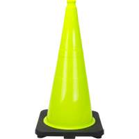 Premium Traffic Cone, 28", Lime Green FMT Sales Ltd