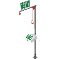 Combination Shower with Closed ABS Bowl & Bottom Inlet, Pedestal FMT Sales Ltd