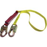 External Energy Absorber Lanyard with 3/4" Hook, 6', Snap Hook Center, Snap Hook Leg Ends, Polyester FMT Sales Ltd