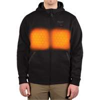 M12 Heated Hoodie with Battery, Men's, 2X-Large, Black, Poly-Cotton FMT Sales Ltd