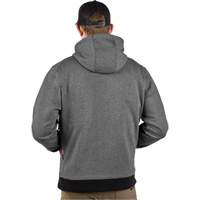M12 Heated Hoodie with Battery, Men's, X-Large, Grey, Poly-Cotton FMT Sales Ltd