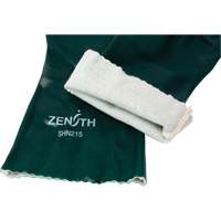 Double Dipped Green Gloves, 14" L, PVC, Cotton Jersey Inner Lining, 70-mil FMT Sales Ltd
