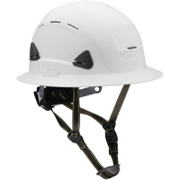 Casque Fibre Metal de style escalade avec bordure compl&egrave;te, R&eacute;pond aux normes CSA type 2, Suspension Rochet, Ventil&eacute; FMT Sales Ltd