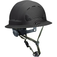 Casque Fibre Metal de style escalade avec bordure compl&egrave;te, R&eacute;pond aux normes CSA type 2, Suspension Rochet, Ventil&eacute; FMT Sales Ltd