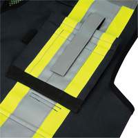 6679 High-Visibility Antimicrobial Mesh-Back Surveyor Vest, Black, Small, Polyester FMT Sales Ltd