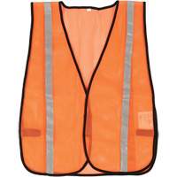 Compact Mesh Safety Vest, High Visibility Orange, Polyester FMT Sales Ltd