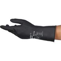 AlphaTec&reg; 87-118 Chemical-Resistance Gloves, Size Small/7, 12.6" L, Rubber Latex, Cotton Inner Lining, 31-mil FMT Sales Ltd