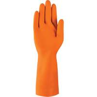 AlphaTec&reg; 87-208 Heavy-Duty Chemical-Resistant Gloves, Size 7, 12.8" L, Rubber Latex, Cotton/Flock-Lined Inner Lining, 29.5-mil FMT Sales Ltd