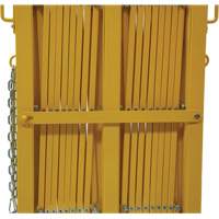 Expandable Barrier, 84" H x 20' L, Yellow FMT Sales Ltd