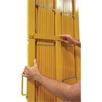 Expandable Barrier, 84" H x 20' L, Yellow FMT Sales Ltd